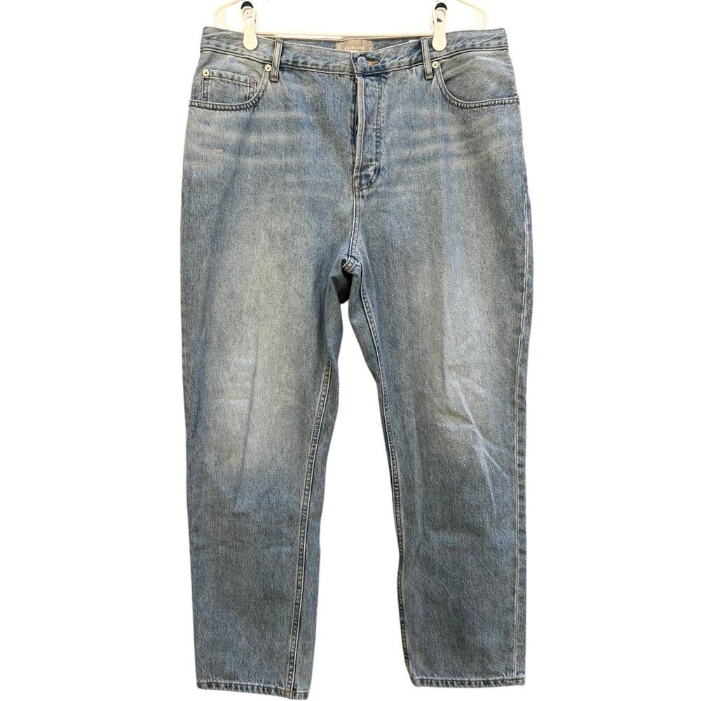 Everlane 90's Cheeky Jean Light Wash Button Fly 100% Cotton Women's Size 31